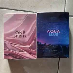 LAMOZA EXCLUSIVE PREMIUM - ONE SPRITZ - MASTER OPIUM - ANGLE WHITE - AQUA KISS - AQUA BLUE - SCANDALUS 30 ML BPOM UNISEX
