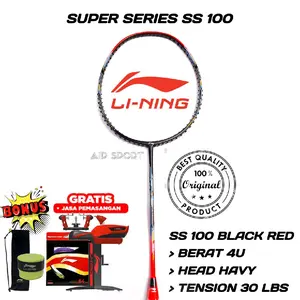 Raket Badminton Li-Ning Super Series Ss 100 Superlight Original