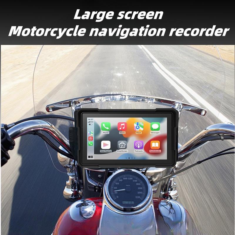 Product Introduction of HD 5-inch PND CarPlay/Android Auto/Apple AIRPL outdoor waterproof 1