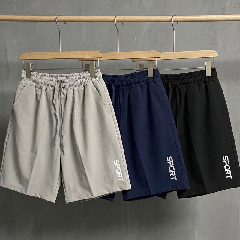 ( Xả Kho ) Combo 3 Quần Short Thể Thao Nam Chất Liệu vải Xi Giãn , chống nhăn, Thoáng Mát Có 3 Màu Cho Khách Lựa Chọn Giá Siêu Rẻ Made In Vietnam
