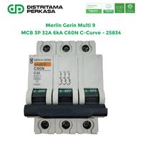 Gambar Merlin Gerin Multi9 MCB 3P 32A Kurva C 6kA - 25834 dari DP Electric Kota Tangerang 1 Tokopedia