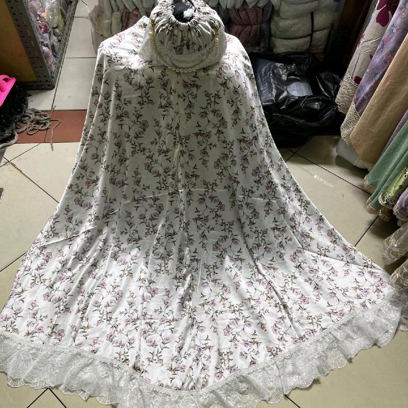 mukena/ mukena dewasa sutra printing original tas mutiara 3