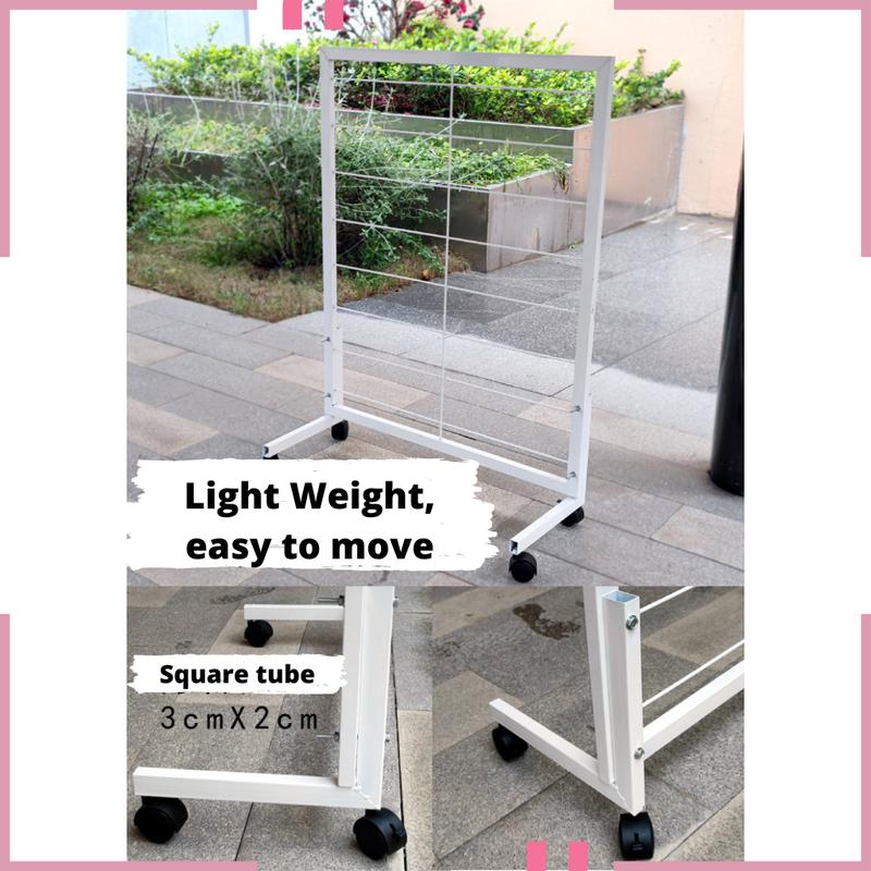 Product Introduction of Aum Garden Vertical Planter Wall Durable For Garden Balcony 4 Tier Planter With Wheels Movable 3