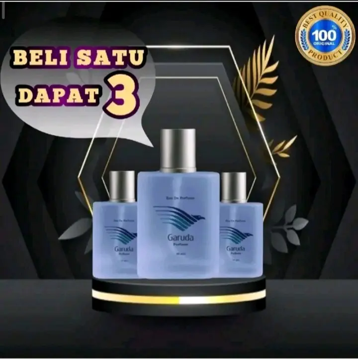BELI 1 PAKET DAPAT 3 BOTOL parfum GARUDA 35ML parfume Unisex Tahan Lama woody Indonesia aroma segar Pria Wanita Peony Greentea Perfume Wangi