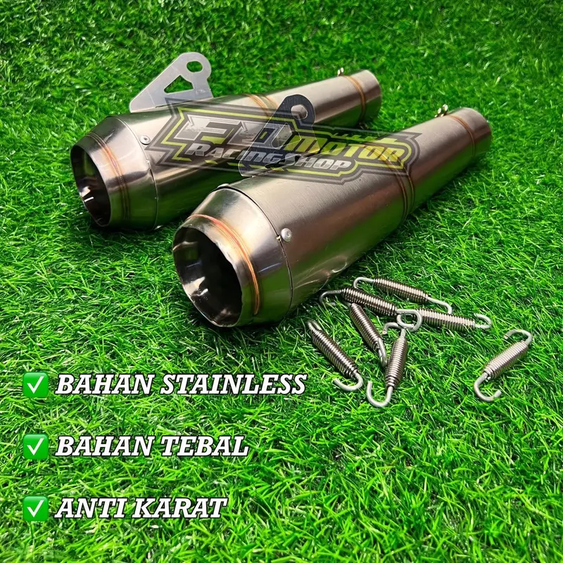 Slincer COPY Cream Pie  full stainles anti karat las argon NGEBASS ADEM ULEM TERLARIS Motorcycle 0