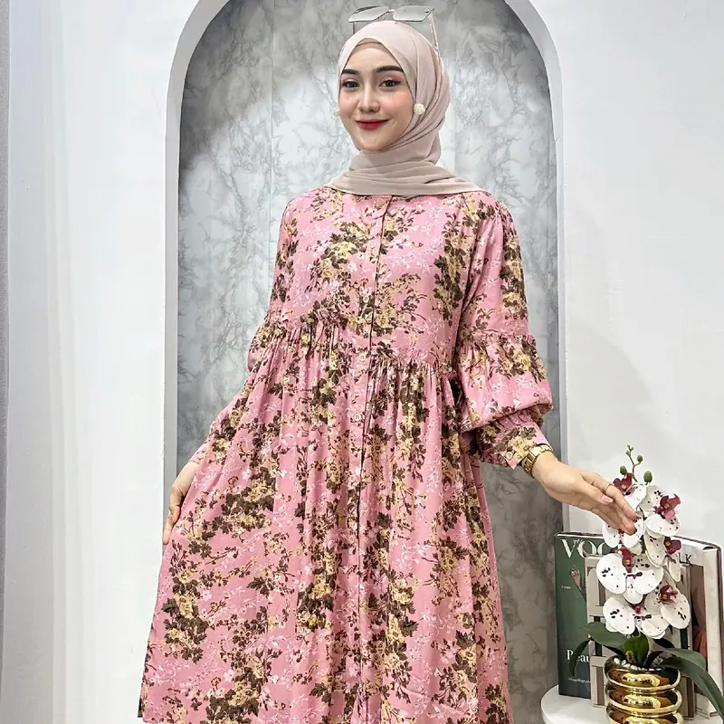 KIARA TUNIK - ATASAN RAYON MOTIF ADEM LEMBUT 4