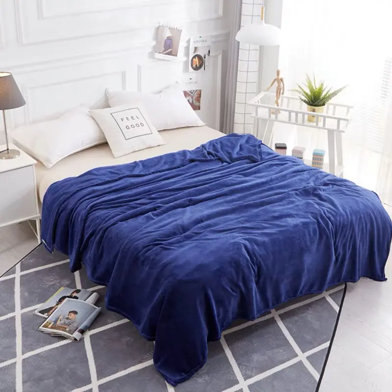 Selimut Bulu Halus Polos Dewasa Termurah Terlaris Uk 150x200 New Arrival 5