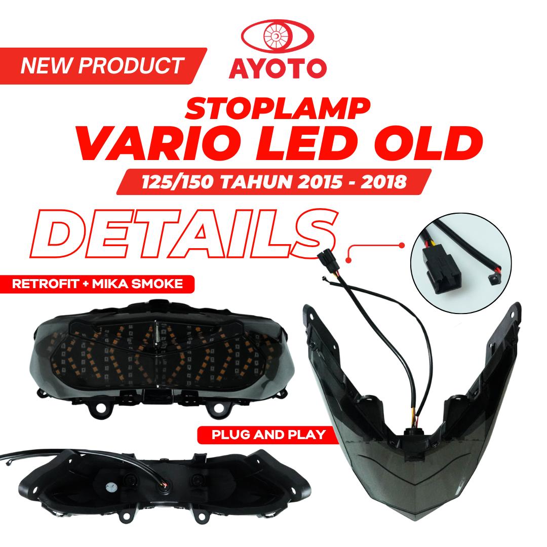 (BD) AYOTO Stoplamp Crystal RGB Full Set Running Motor Vario Beat FI/ESP & Deluxe LED Kualitas Tinggi Plug and Play 10 Mode Standby (BD) AYOTO Stoplamp Crystal RGB Full Set Running Motor Vario Beat FI/ESP & Deluxe LED Kualitas Tinggi Plug and Play 10 Mode Standby