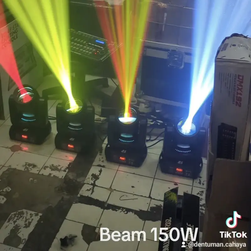 Moving Beam 150W Lampu panggung konser club cafe bar, Gereja dll 2