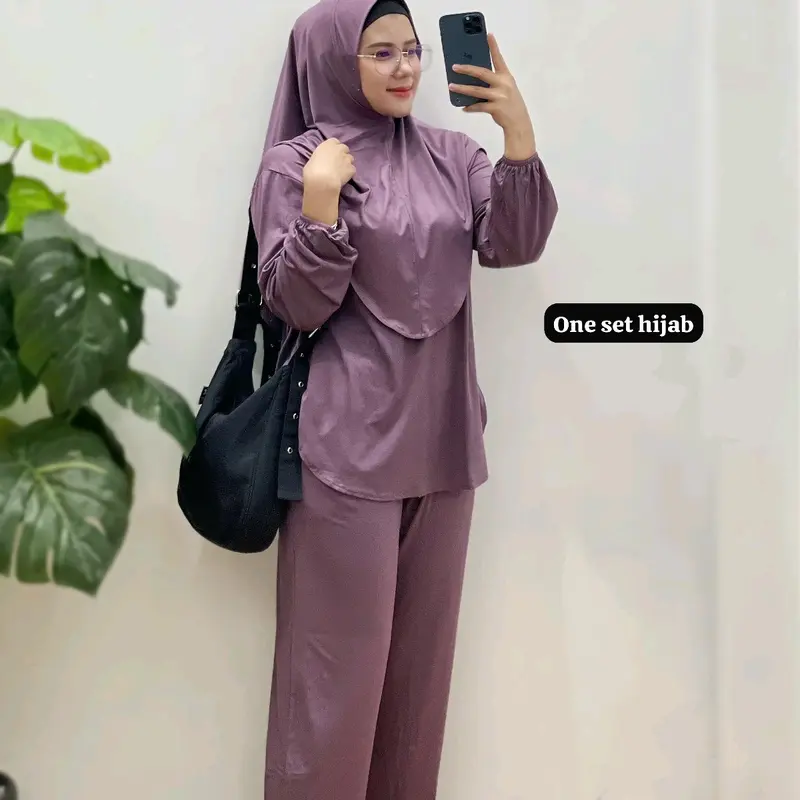 One Set Hijab by Newbrand || Setelan Wanita 1