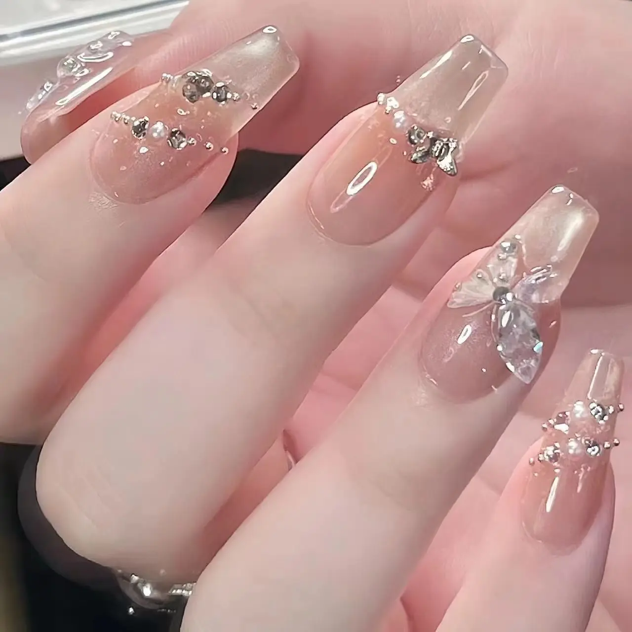 meimei   heavr industrytterfly just for a lonf time  nail