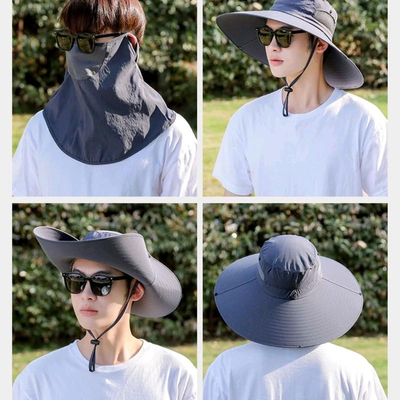 Topi Mancing dan Hiking Jepang Anti Panas UV Waterproof Fishing Hat Outdoor 3