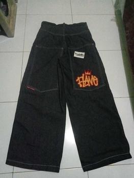 Product Review of Flame Everyday Celana Denim Y2K Denim Big Pocket Bordir Raw Denim 13oz Jeans Panjang Pria from D**n ˗**˗ 0