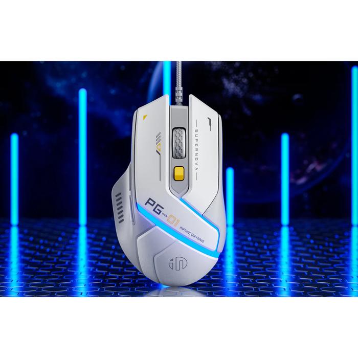Jual Inphic PG1 Wired kabel Gaming Mouse RGB Adjustable DPI, Custom ...