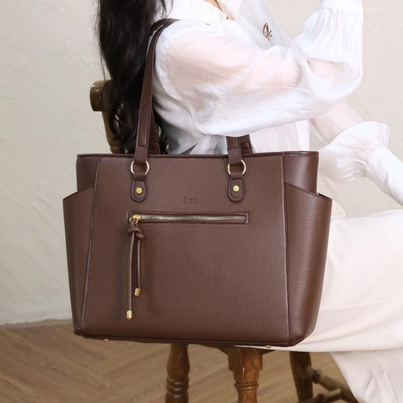   Size lớn vừa laptop  Túi xách công sở nữ  4 MÀU  đựng laptop 16 inch tote da size to cỡ lớn thời trang đi làm đi dạy A4 VENUS Limi bags chữ nhật 