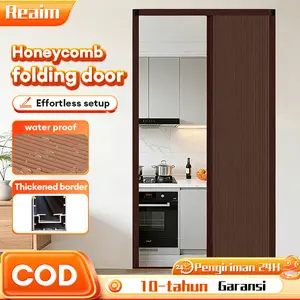 Reaim Pintu Lipat Sarang Lebah pintu kamar mandi tidur pintu geser sliding folding door pintu sekat minimalis ukuran 200*80/200*70cm