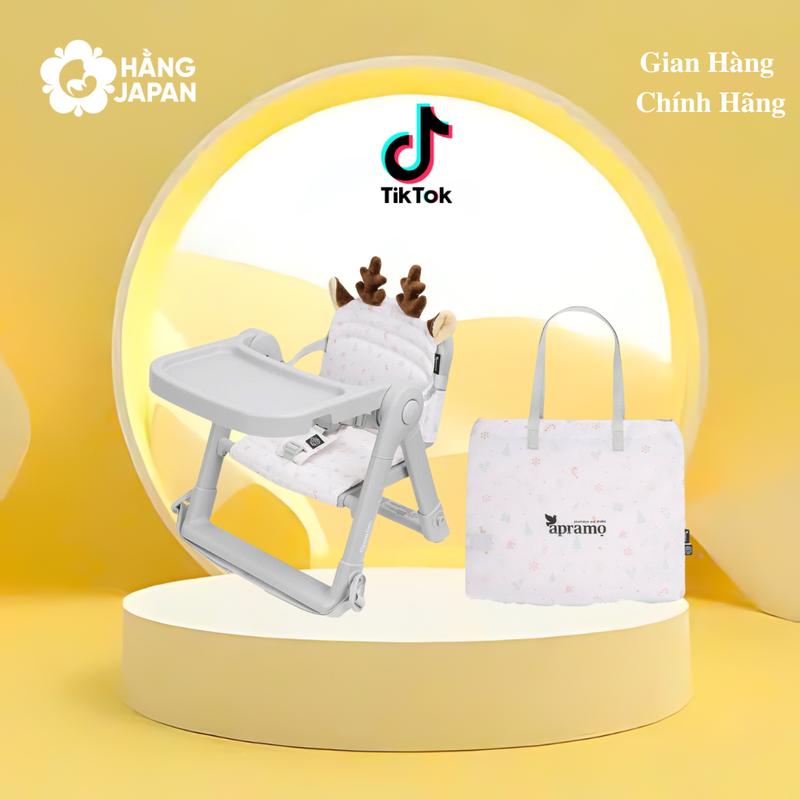  Ghế ăn dặm gấp gọn siêu nhẹ Apramo Flippa Dining Booster cho bé 