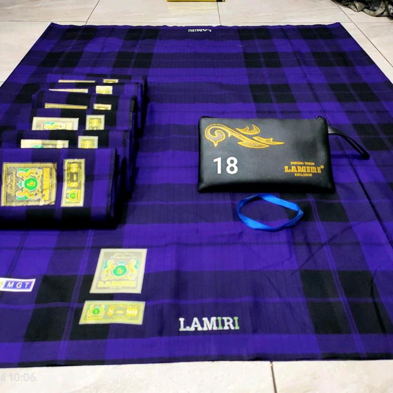 SARUNG LAMIRI KDT TERMURAH HALUS  Lembut motip Kotak Dua tropong  sandur madura rayon premium Muslim Santri Nyaman di pakai bayar di tempat Pria 1