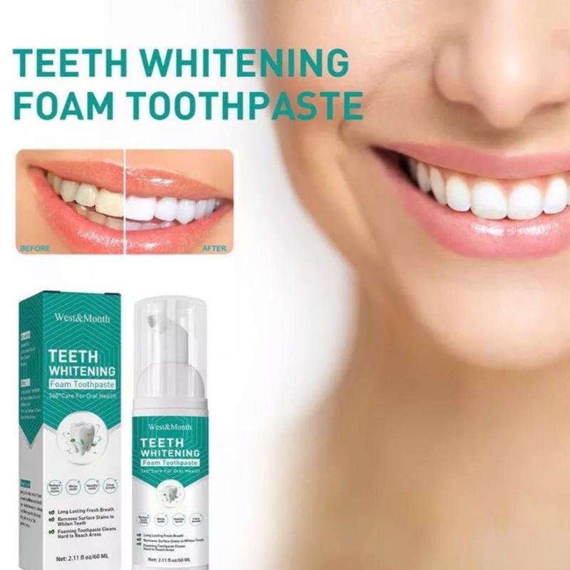 OUHOE MOUSSE TEETH WHITENING pemutih gigi pembersih gigi uba - TikTok ...