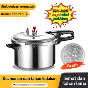 Leeye PRESTO 4L 5L 5L 6L 8L 10L 12L 14L 16LWITH STEAMER PRESTO STAINLESS