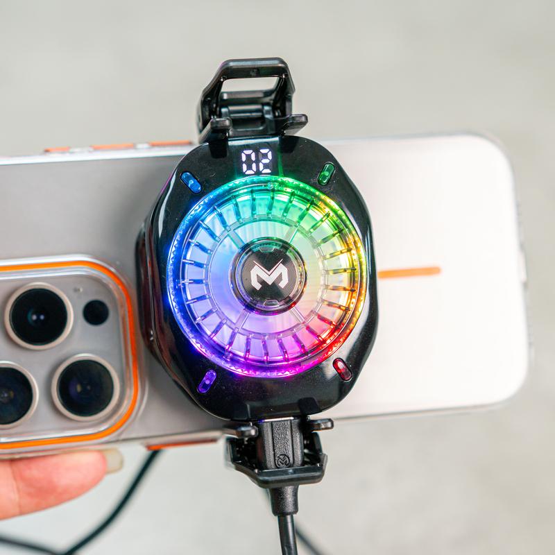 Quạt Tản Nhiệt Sò Lạnh MEMO CX10 Pro AI – Điều Khiển LED, Làm Mát Thông Minh