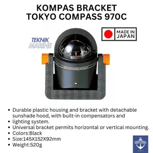 Kompas Kapal (Marine Compass) 3" made in Japan