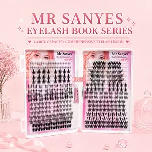 [ PAKAI LEM ] MRSANYES bulu mata palsu lem lembut dan mudah dipasang  banyak variasi Waterproof Eyelash  bulu mata 3d premium Bulumata Extension