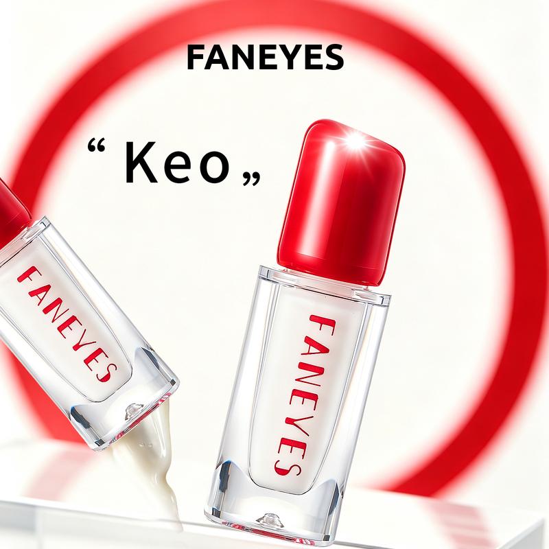 FANEYES Keo mi giả trong suốt tự nhiên, siêu dính, chống nước chống mồ hôi, giữ trang điểm suốt cả ngày.