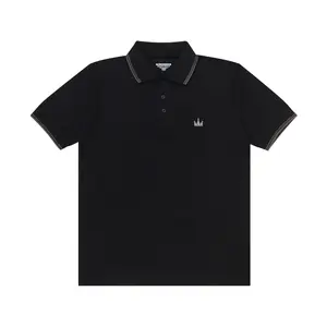 Screamous Polo Shirt CROWN LINE GREY BLACK