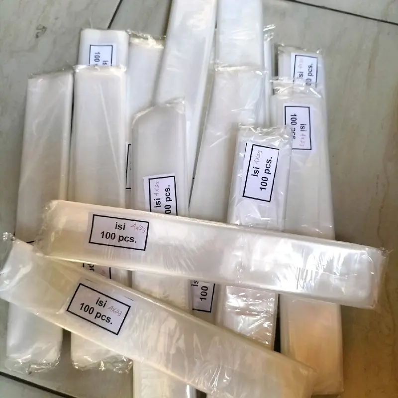 plastik es mambo polos ukuran 4x23cm isi 100 0