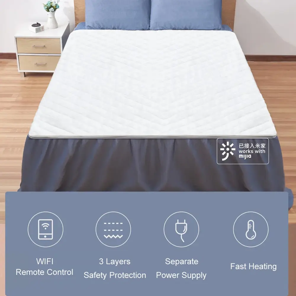 Xiaoda Selimut Elektrik Graphene Electric Blanket Mijia App 150x80cm - XD-ZLDRT50W-02