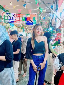 Product Review of Daisy Atasan One Shoulder Scuba Crop Top One Shoulder Scuba Chiffon Lengan Terompet Baju Wanita from m**u a**o 0