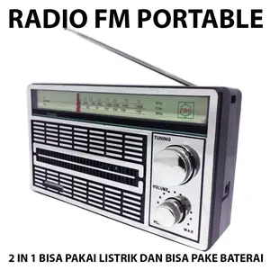 Radio Internasional International F-4250 Portable AC DC Mode AM FM SW COD Free Ongkir