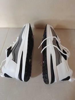 Product Review of CANIKOREA Pionyx Sepatu Pria Kasual Sneaker List Garis Black Casual Sport Sol Karet M8117 from M**d I**l 2