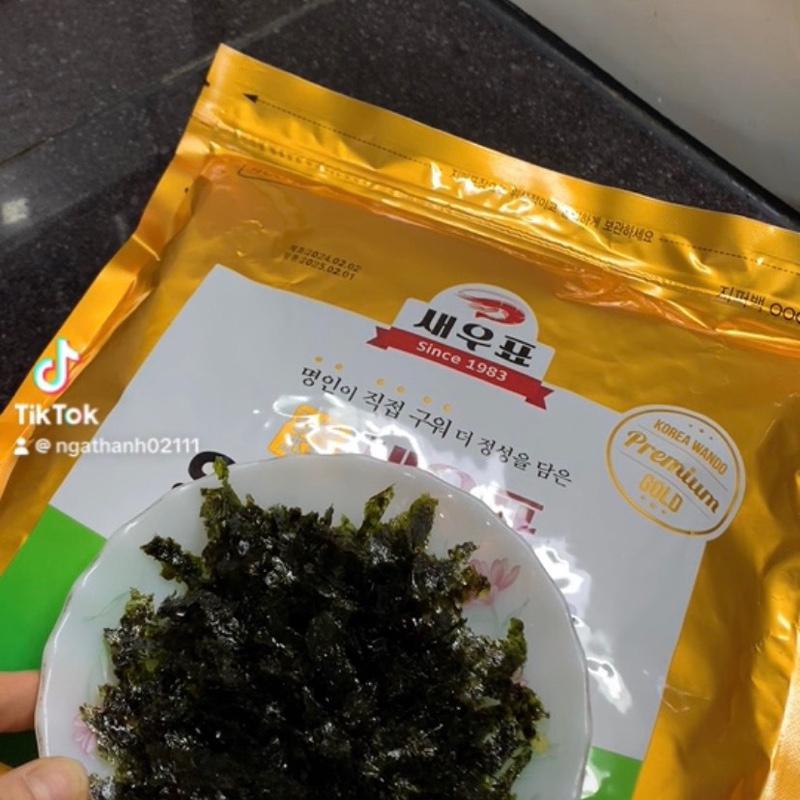 Rong biển Ăn Liền - Lá Kim Vụn Wando Hàn Quốc gói 400gr 7