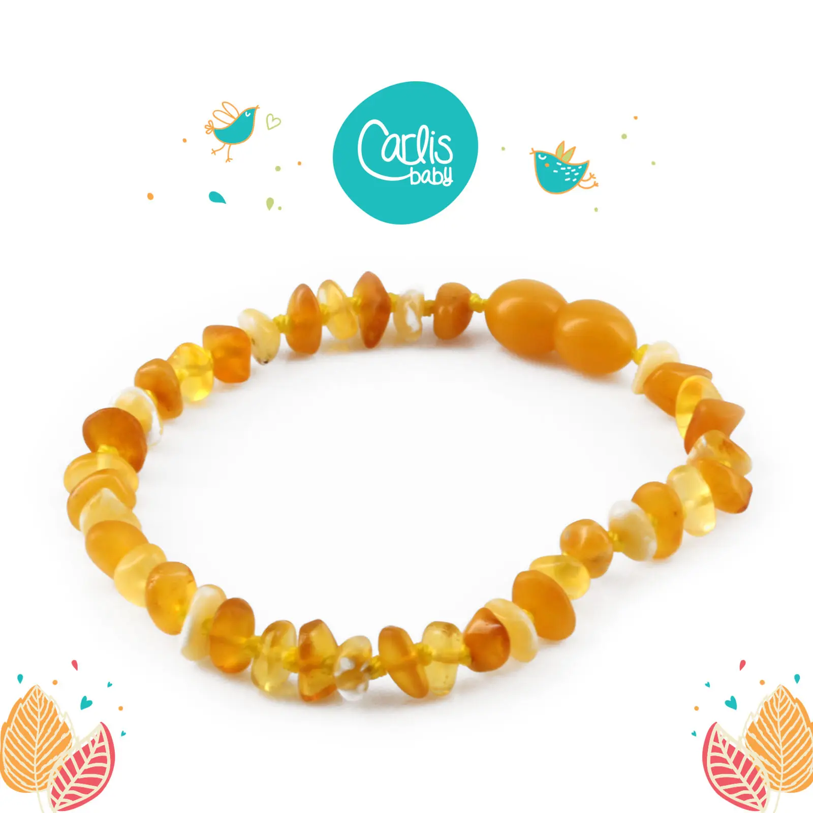 CCE77 Gelang Baltic Amber Dewasa By CARLIS BABY
