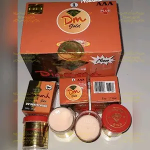 (HARGA PER PCS) Diamond Gold Cream Wajah Mencerahkan Pencerah Pelembab
