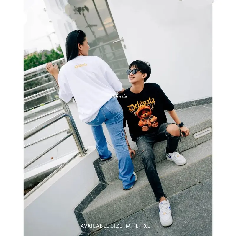 kaos deliwafa tshirt distro jumbo bigsize kaos bigsize kaos oversize keren Kain Katun 1