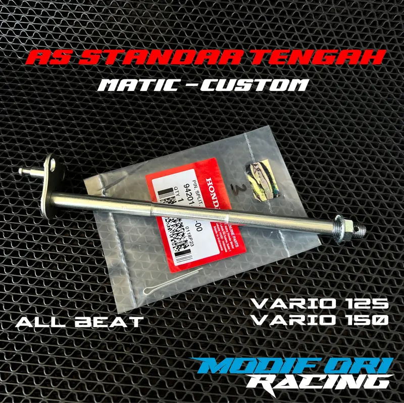 As standar 2 Tengah dan As mounting CUSTOM CNC VARIO/PCX/BEAT/GENIO/SCOOPY as standart standar 2 tengah beat 0