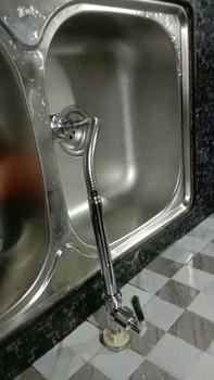 Product Review of 【HOT】COD Keran fleksibel dapur berputar 360° Kitchen Faucet  360° Rotate Flexible Cold Tap Wall Mounted Faucet Two Effluent Modes Spout Sink Mop Laundry Sink Faucet Water Home single wall black sinki paip from m**k b**i 1
