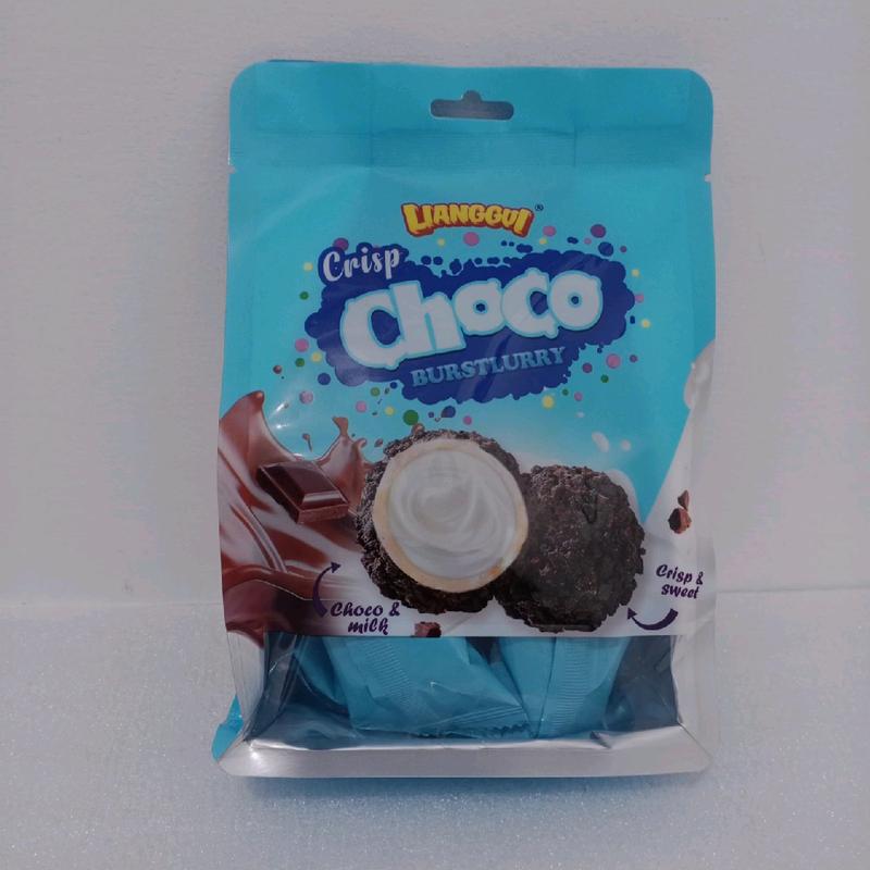 Lianggui Choco Burstlurry Wafer Rasa Kelapa Coklat Chocolate Food Snacks Cokelat 3