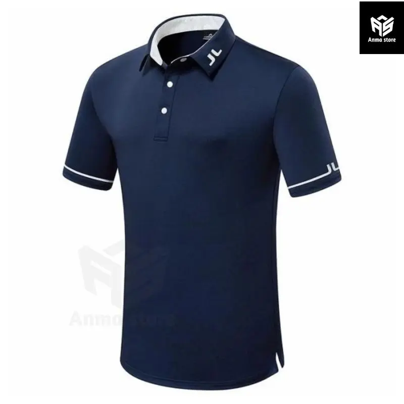 Kaos Kerah Polo shirt Olahraga Heat Golf J.Lindeberg