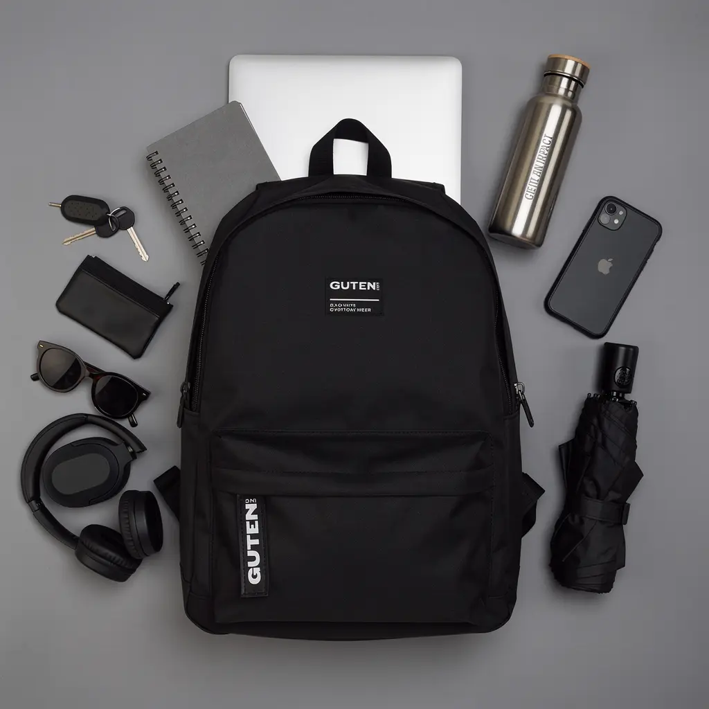 Bruce Cordura backpack black - Tas Ransel Cordura