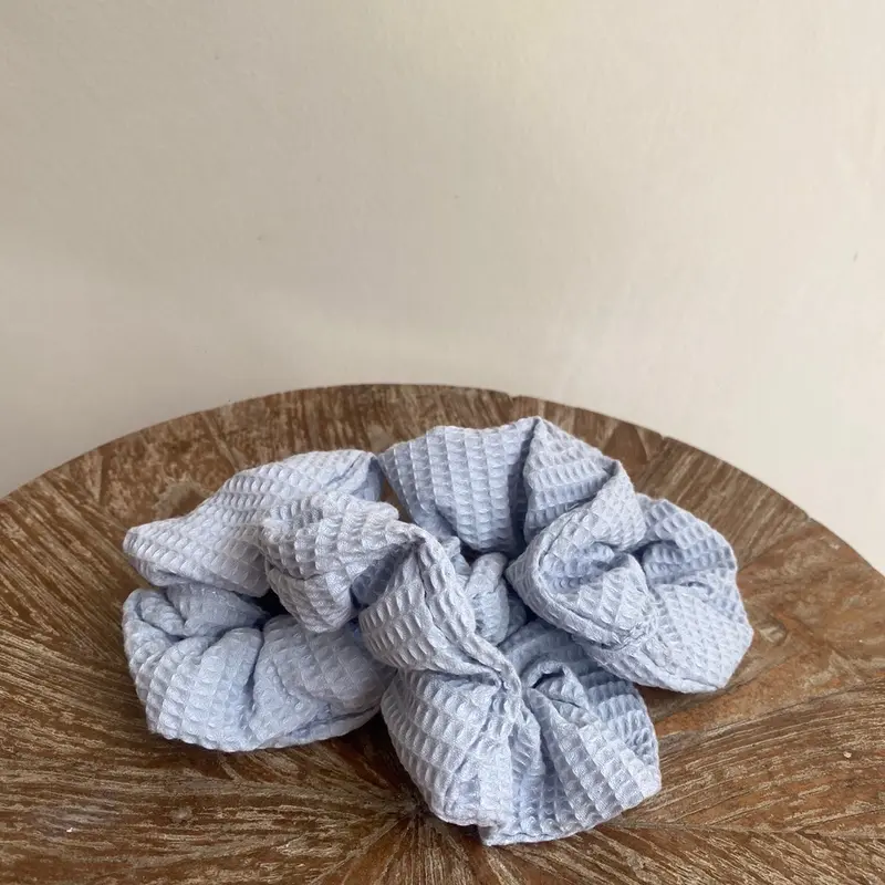 Waffle Scrunchies Cotton I ikat rambut 5