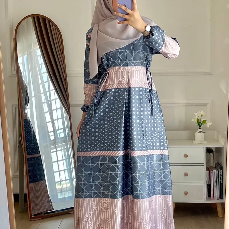 ADIBABYARA - DECCA SILK DRESS BUSUI FRIENDLY ADA SIZE SMLXL / KOREAN DRESS 2024 Kondangan 4