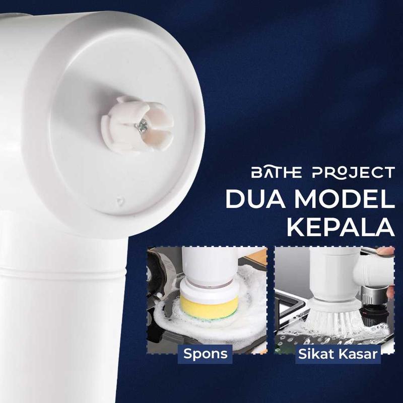 5 in 1 - Mata Sikat Pembersih Elektrik bisa Dicas 4