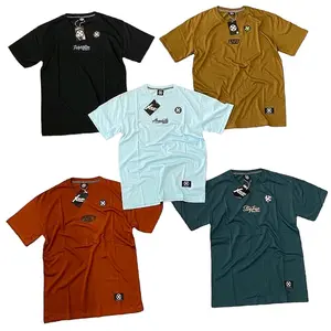 KAOS ANAK 7-15 tahun REMAJA/TANGGUNG  SIZE S M PAKET 5pcs Katun Crew Neck Santai Fashion Motif