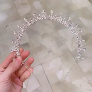 Bando Mahkota Aksesoris Rambut Hiasan Rambut Pesta