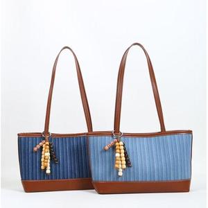 กระเป๋าโท้ท สไตล์โรแมนติก ผ้าความจุสูง สำหรับผู้หญิง [ขายใหม่]