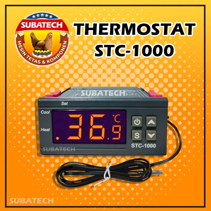Termostat Digital STC-1000 mesin tetas telur Thermostat